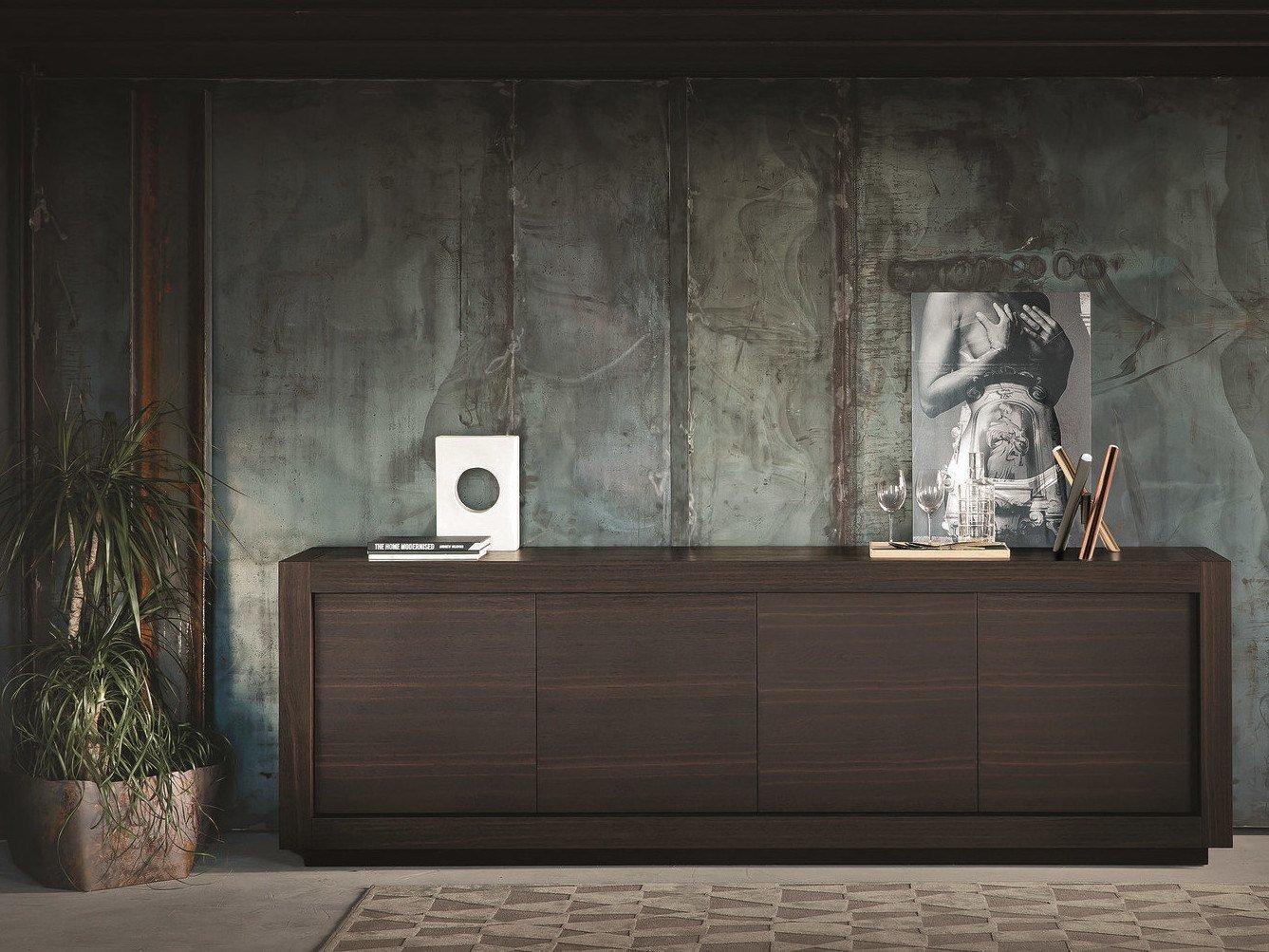Wooden sideboard with doors | Picasso - Simple by Riflessi
