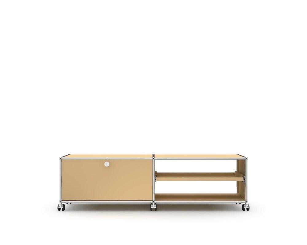 Sideboard with doors with drawers | Haller Lowboard As Media Unit by USM