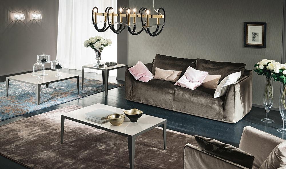 Veneer living room set | Mont Blanc by ALF Italia