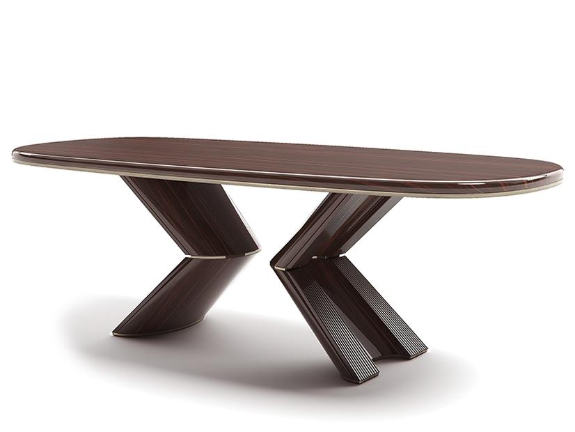 Rectangular wooden table | Pliè by Capital Collection
