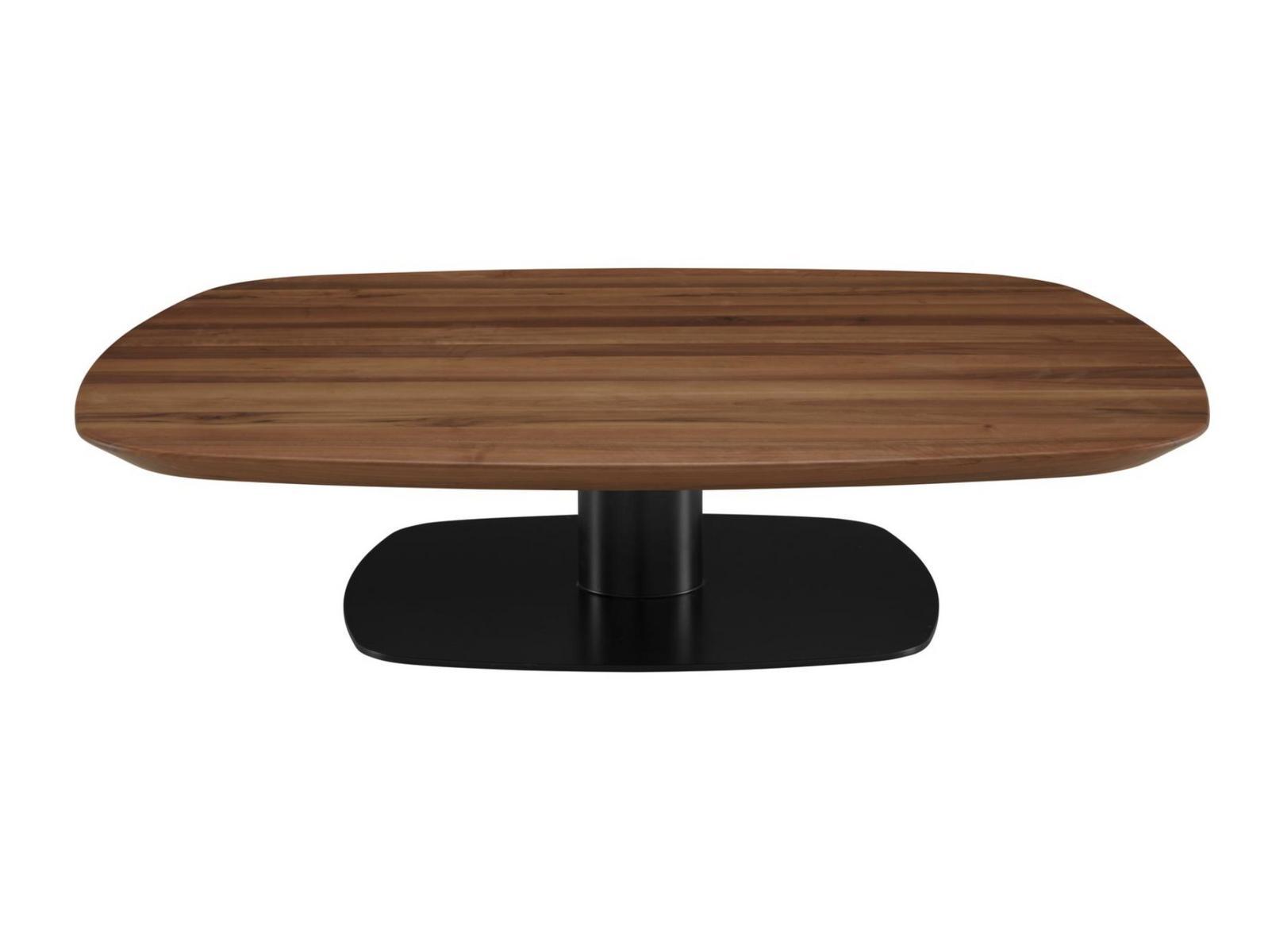 Low square walnut coffee table | Alster by Ligne Roset