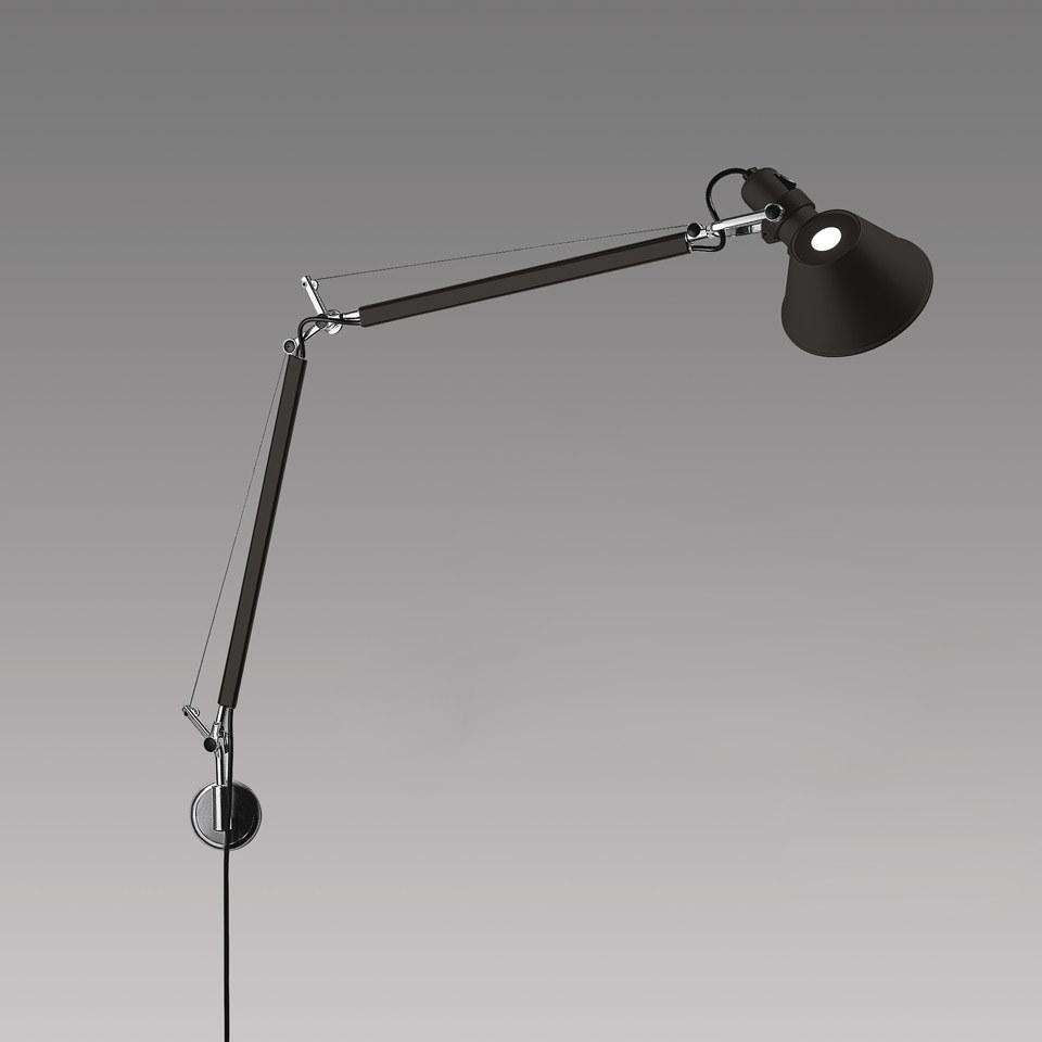Direct light aluminium wall lamp | Tolomeo Mini Wall by Artemide