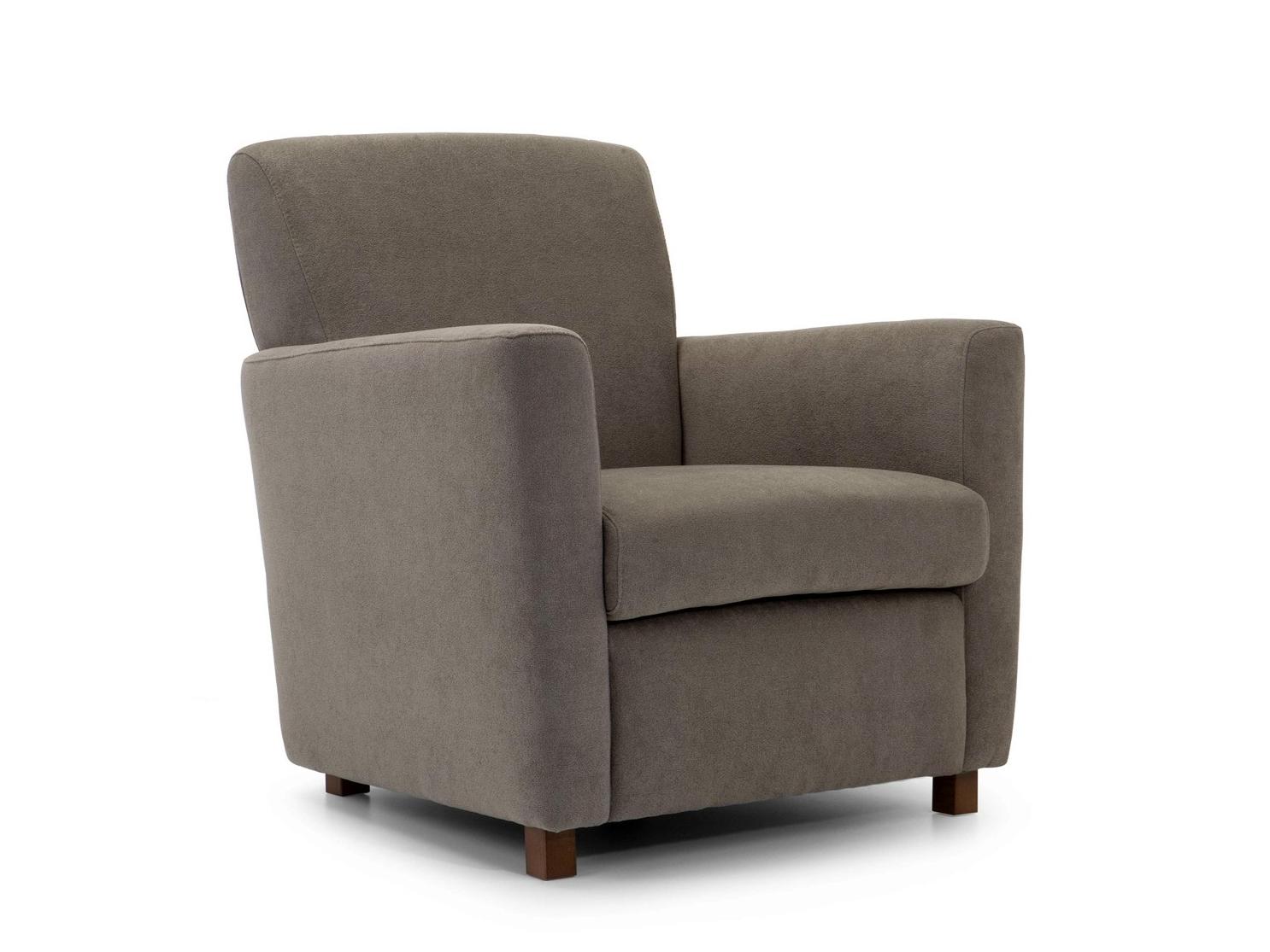 Upholstered fabric lobby chair | Blanca by Domingo salotti
