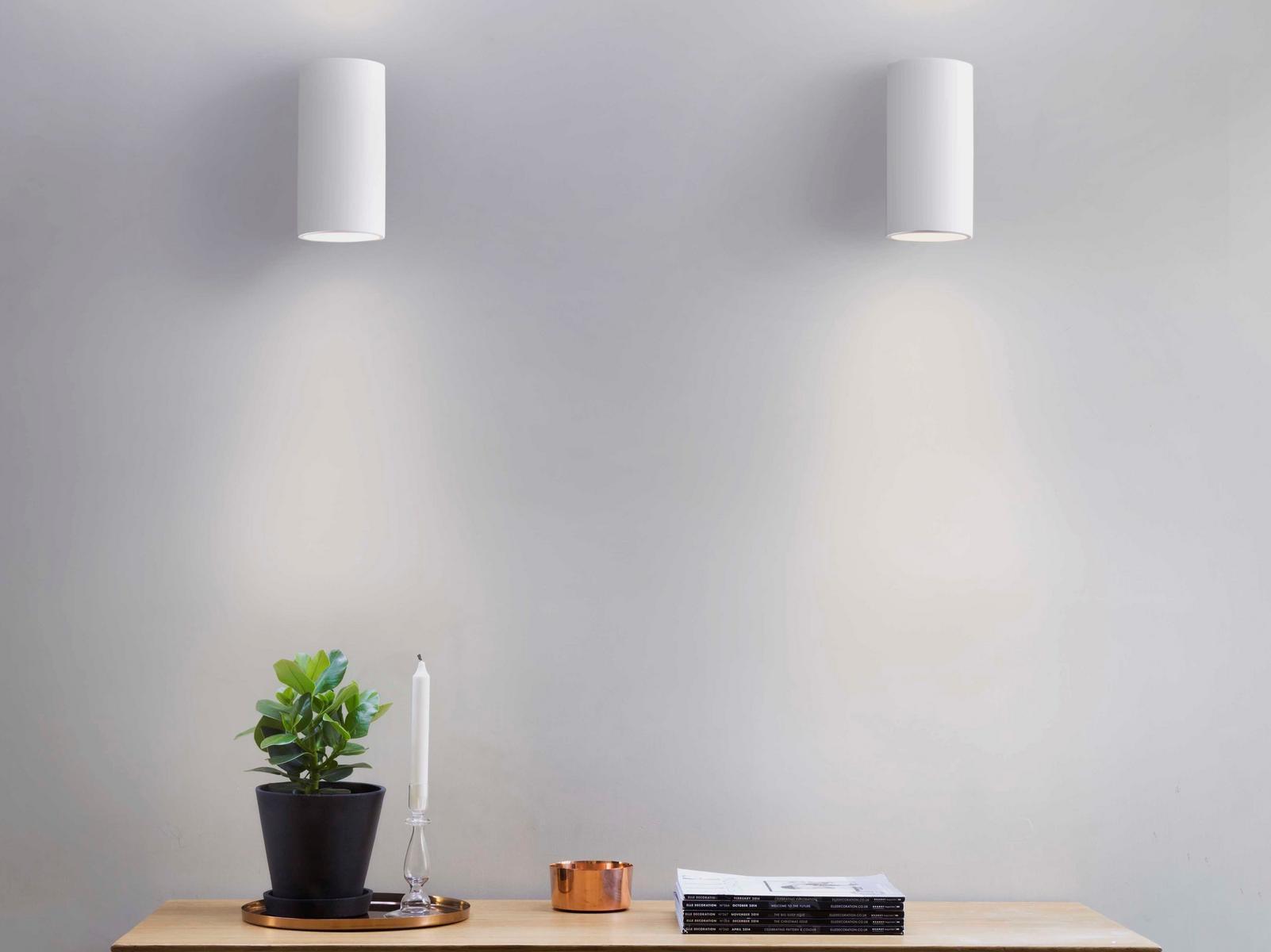 Plaster wall light with dimmer | Bologna 240 by Astro lighting