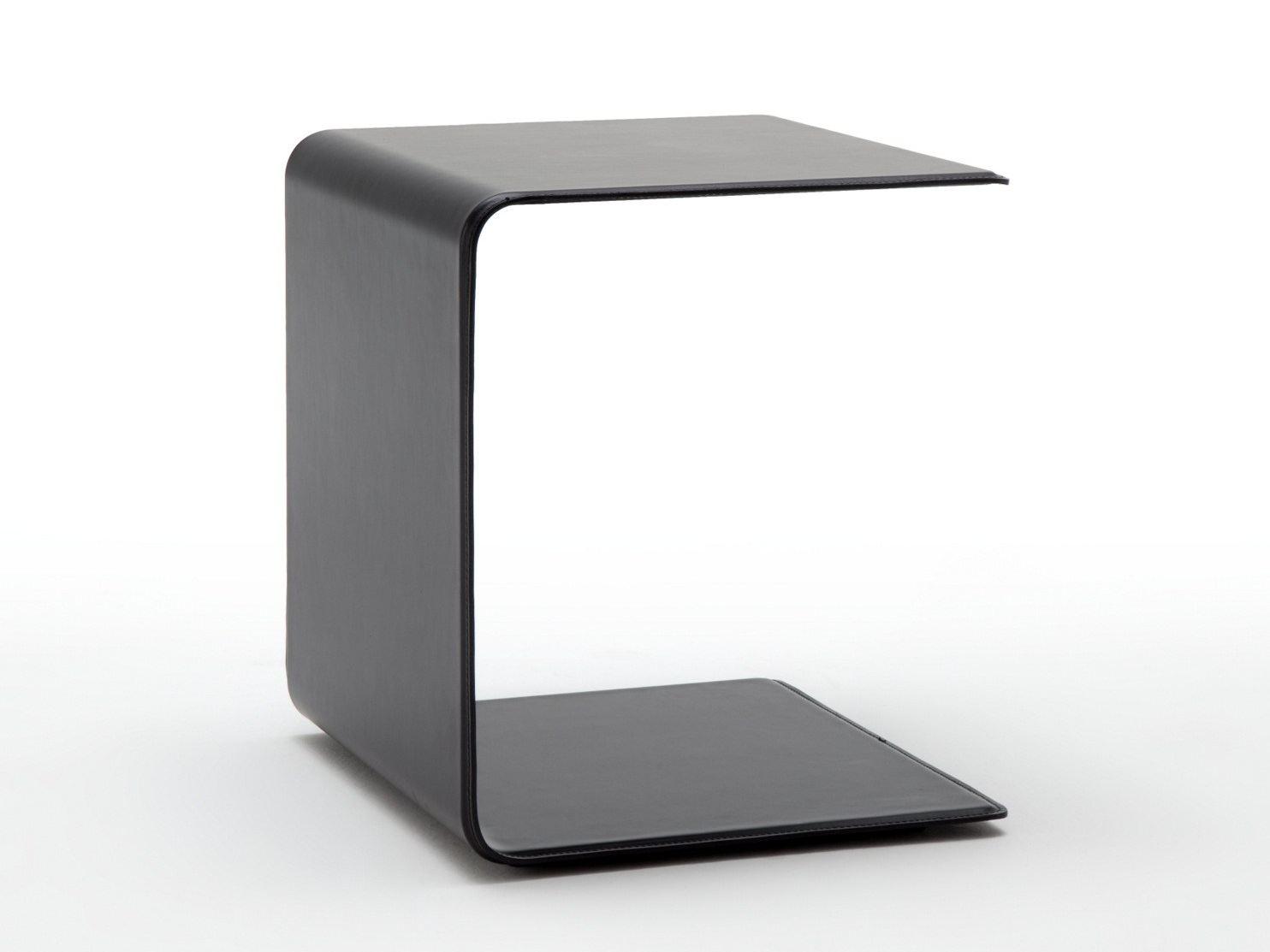 Rectangular leather side table | 940 by Rolf Benz