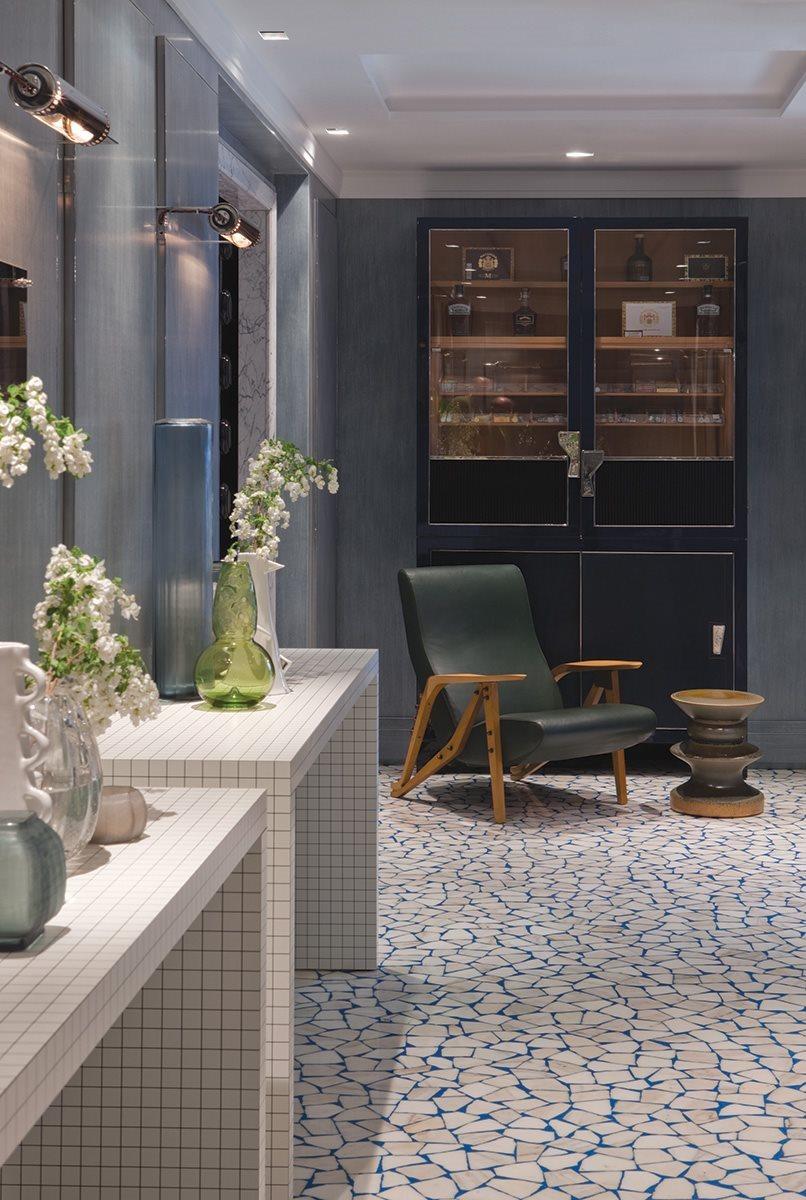 Round porcelain stoneware coffee table | Teti 6006 by Zanotta