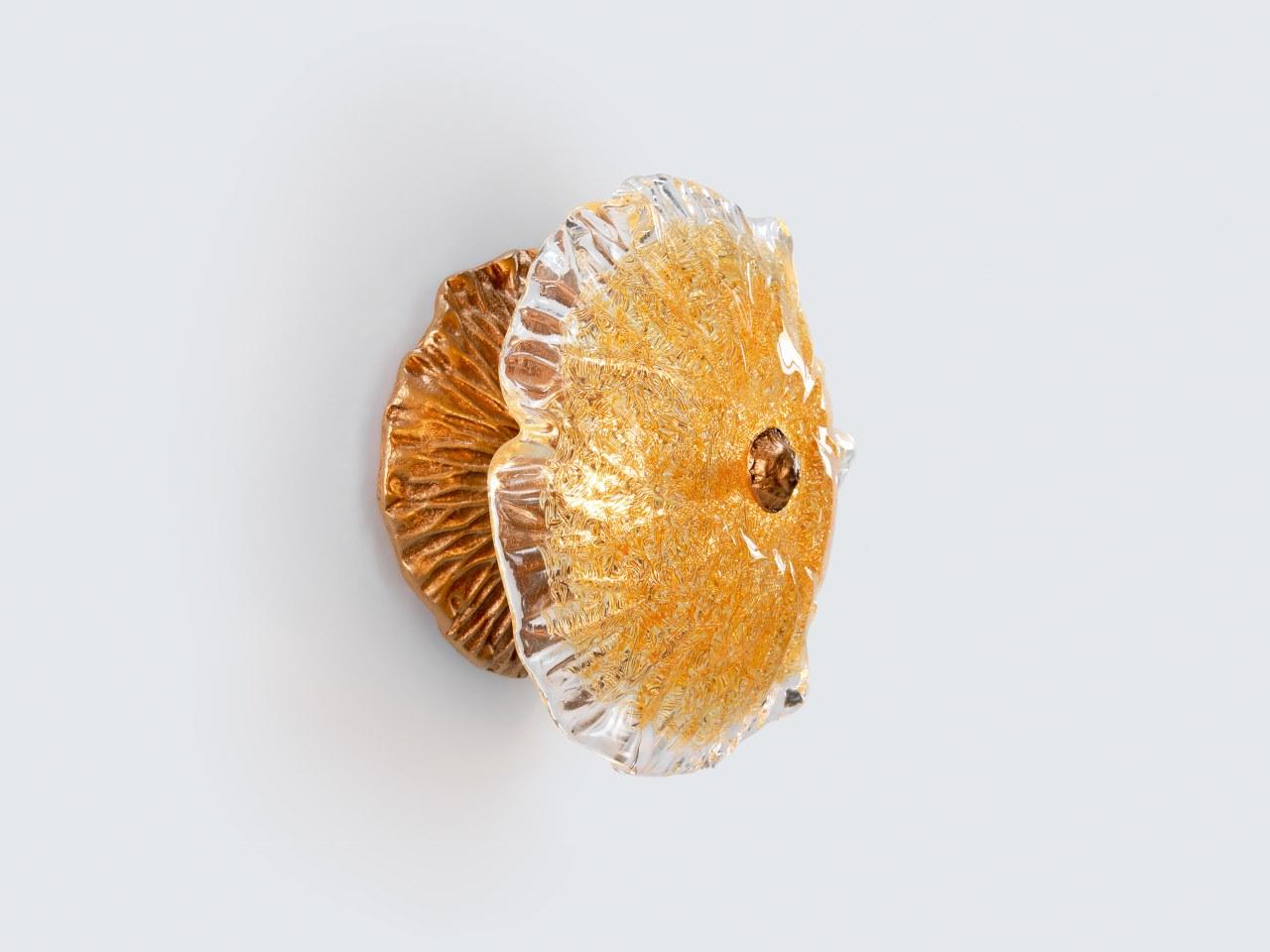 Handmade bronze wall light | Nenufar Ap1402/2 by Serip