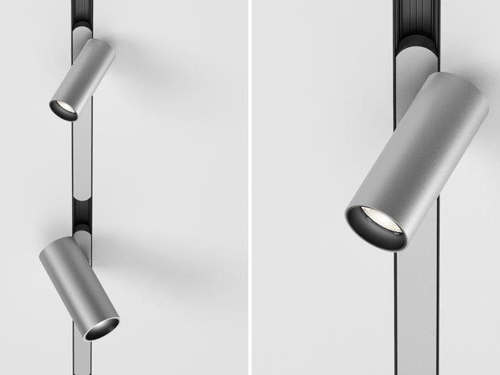 LED aluminium track-Light | Vector Magnetic by Artemide