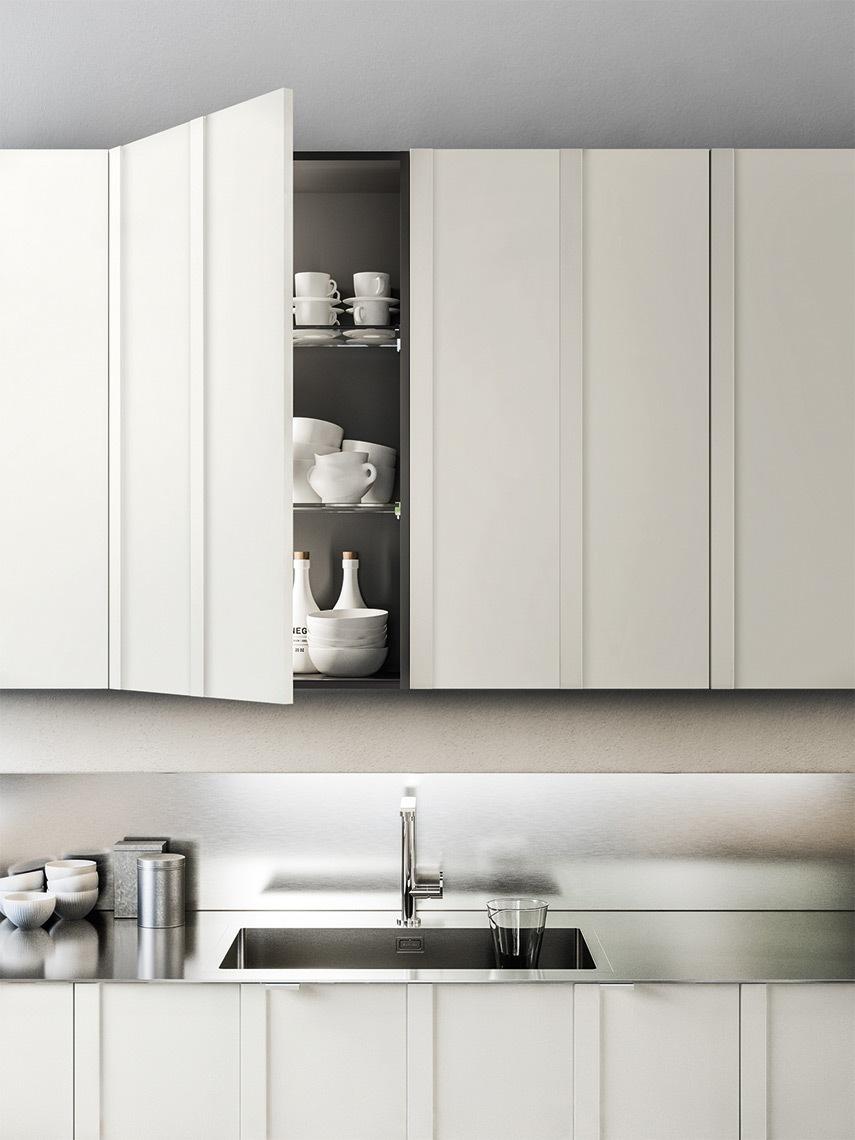 Lacquered kitchen with handles ALF Valdesign Maggiorana