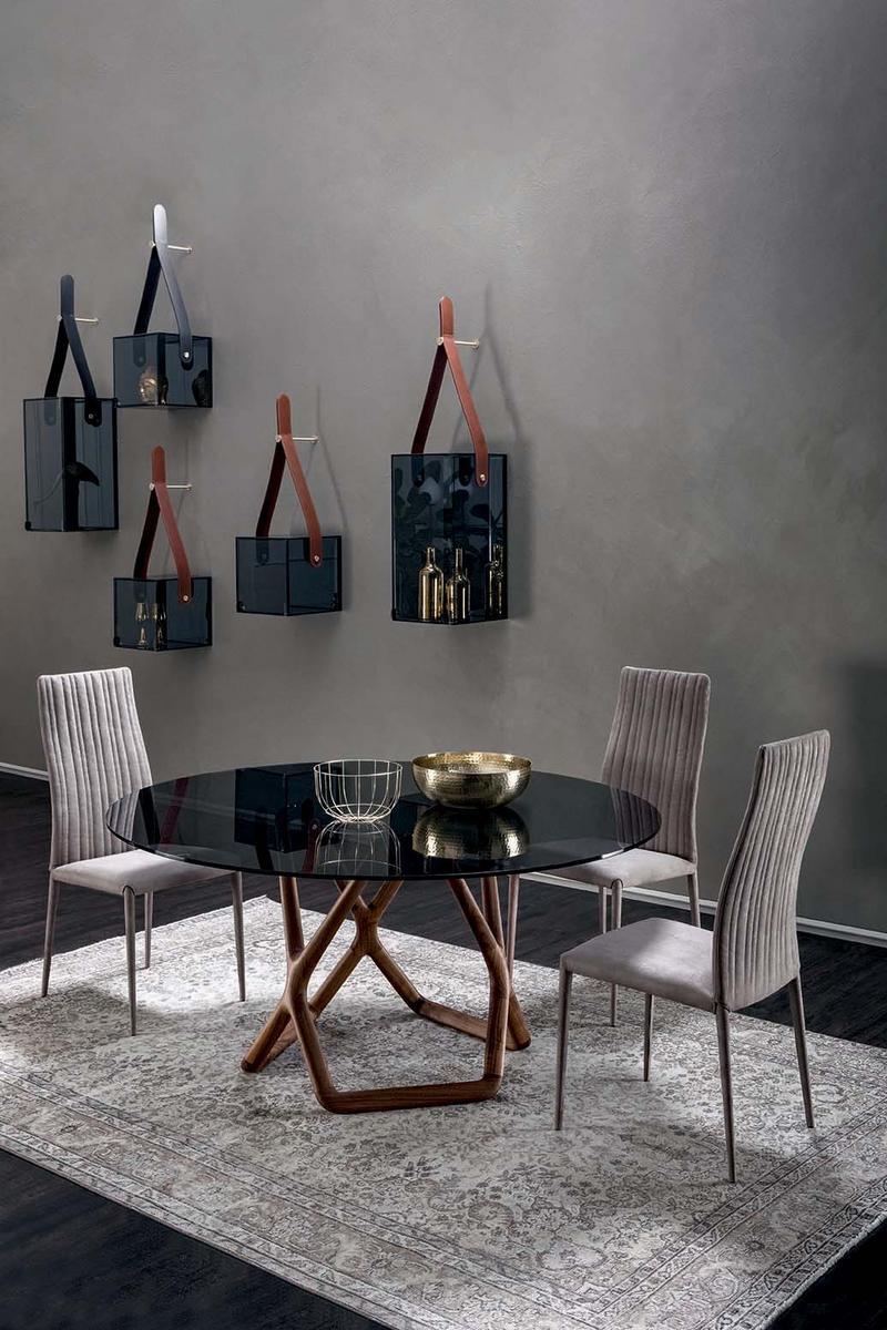 Round glass table | York by Tonin Casa