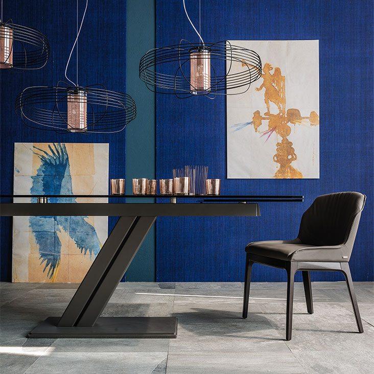 Leather chair | Musa by Cattelan Italia