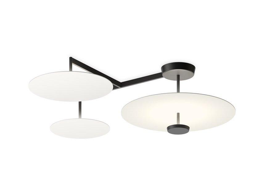 LED metal ceiling lamp | Flat 5905 by Vibia
