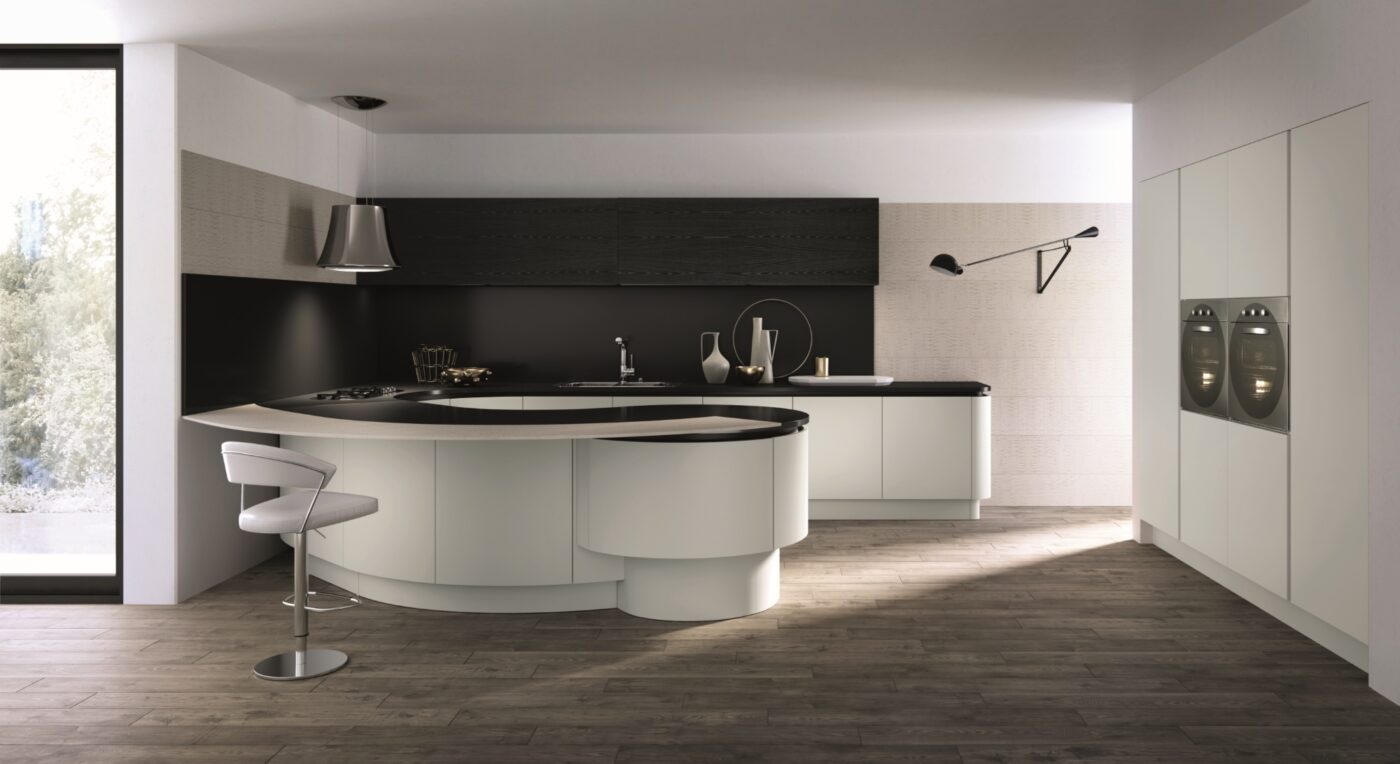 Metal kitchen with handles Aster Cucine Domina