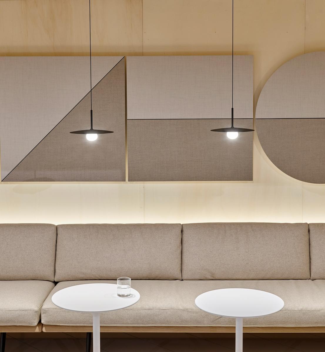LED direct light glass and steel pendant lamp | Tempo 5770_5776 by Vibia
