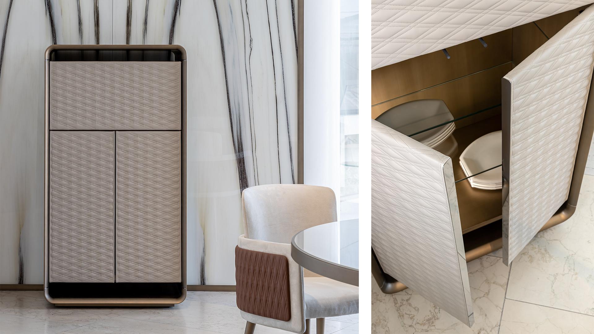 Wooden highboard | Oh by Reflex