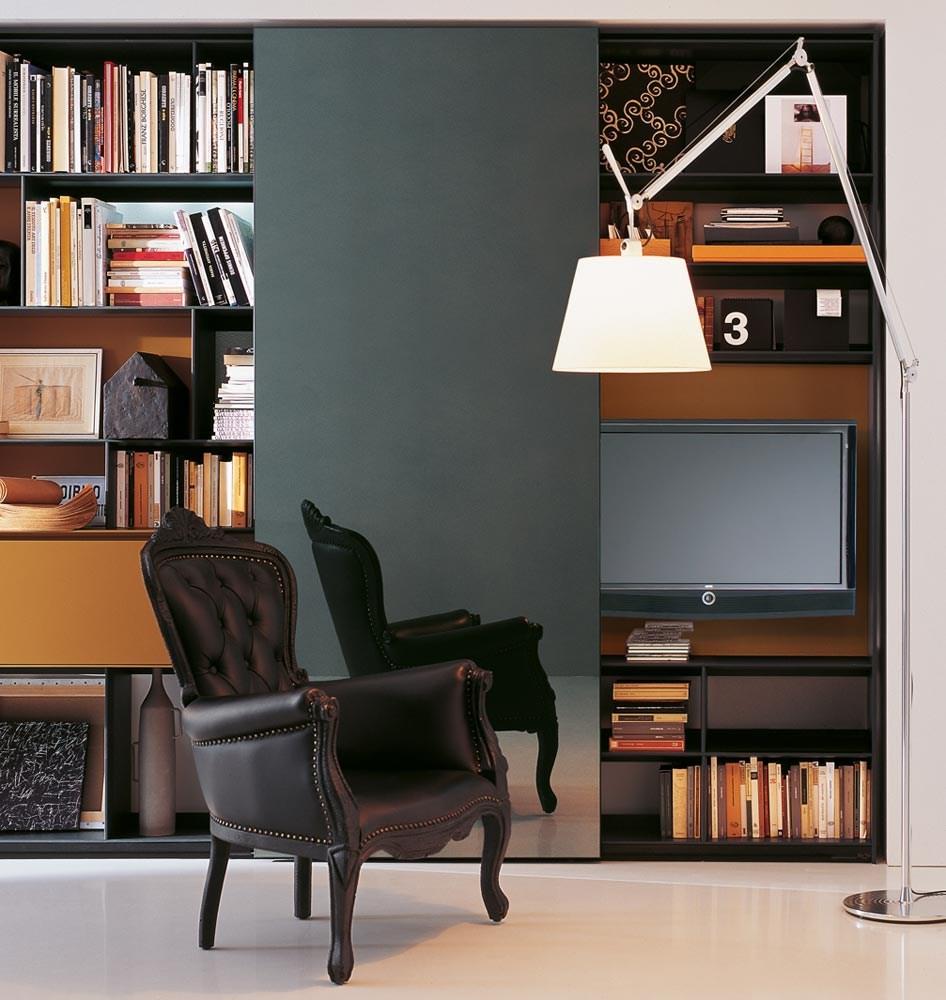 Open sectional bookcase | Flat.c by B&B Italia