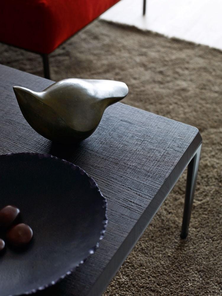 Rectangular solid wood coffee table | Michel by B&B Italia