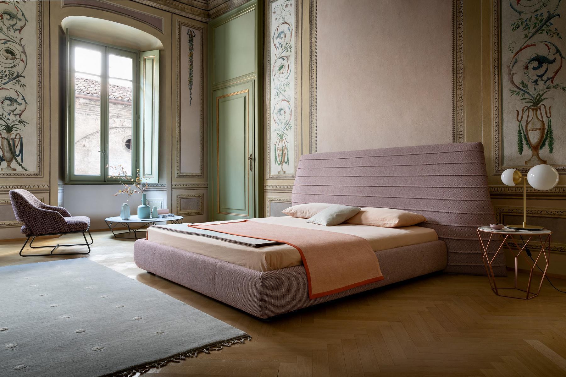 Upholstered fabric bed | Kenobi by Bonaldo