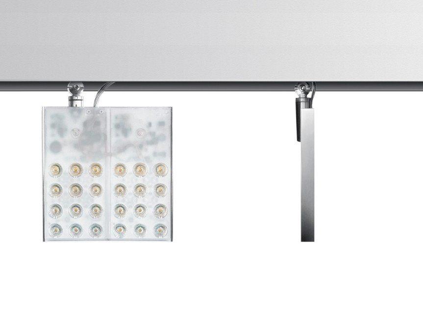 LED extruded aluminium track-Light | Pad Square by Artemide