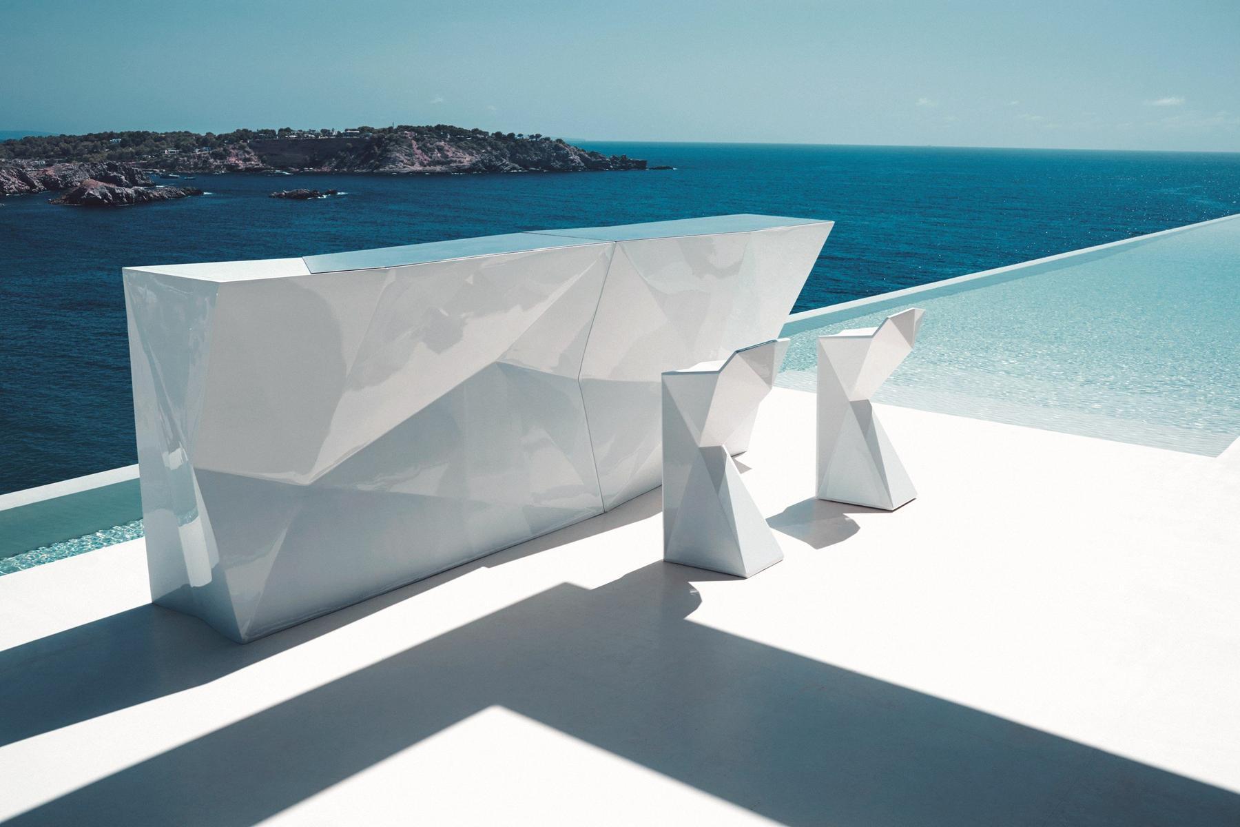 High garden stool | Vertex by Vondom