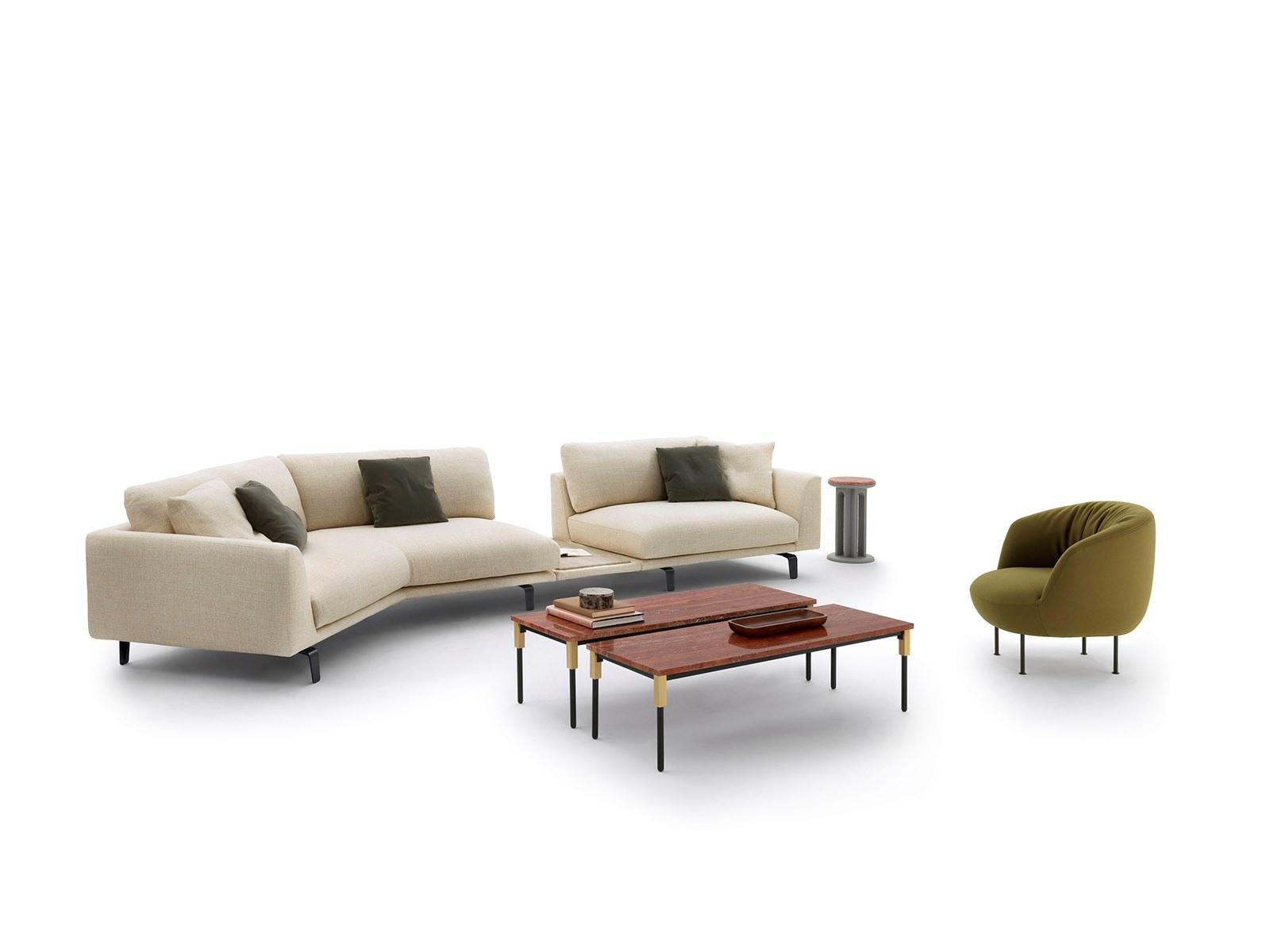 Upholstered fabric easy chair | Suppli’ by Arflex