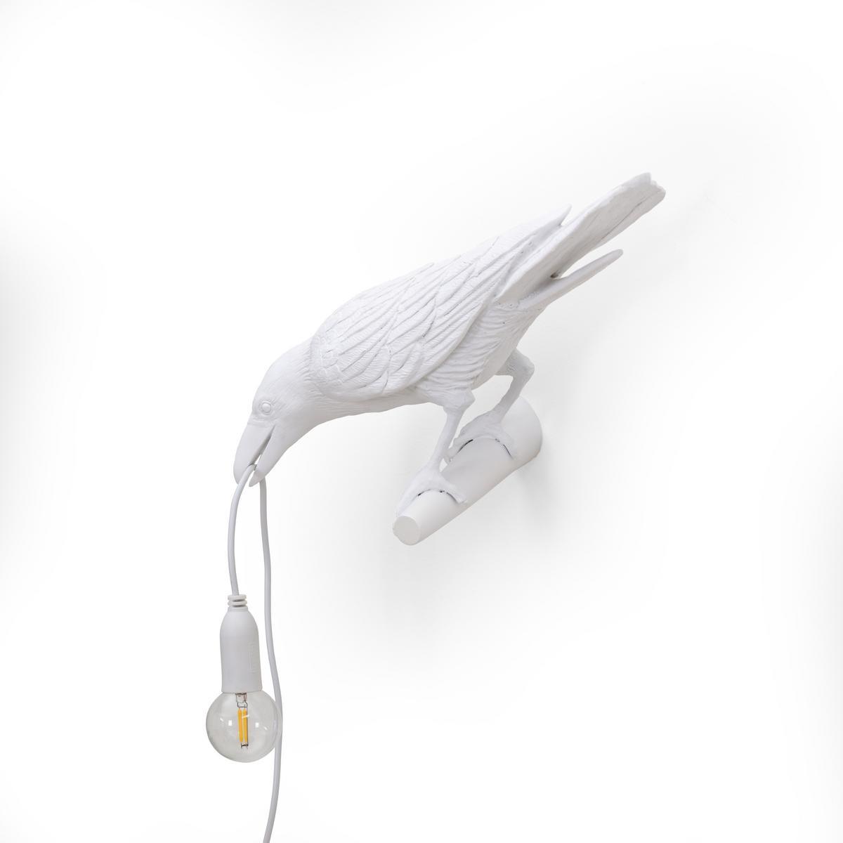 LED resin wall lamp | Bird Lamp Looking Left/right by Seletti