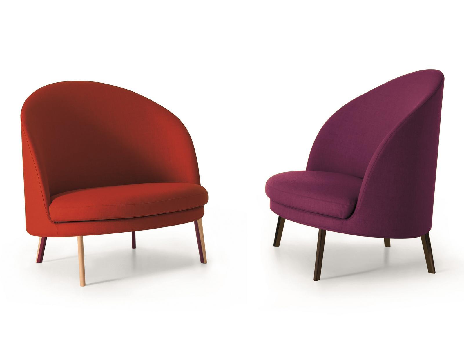 Upholstered armchair | Jim by Arflex