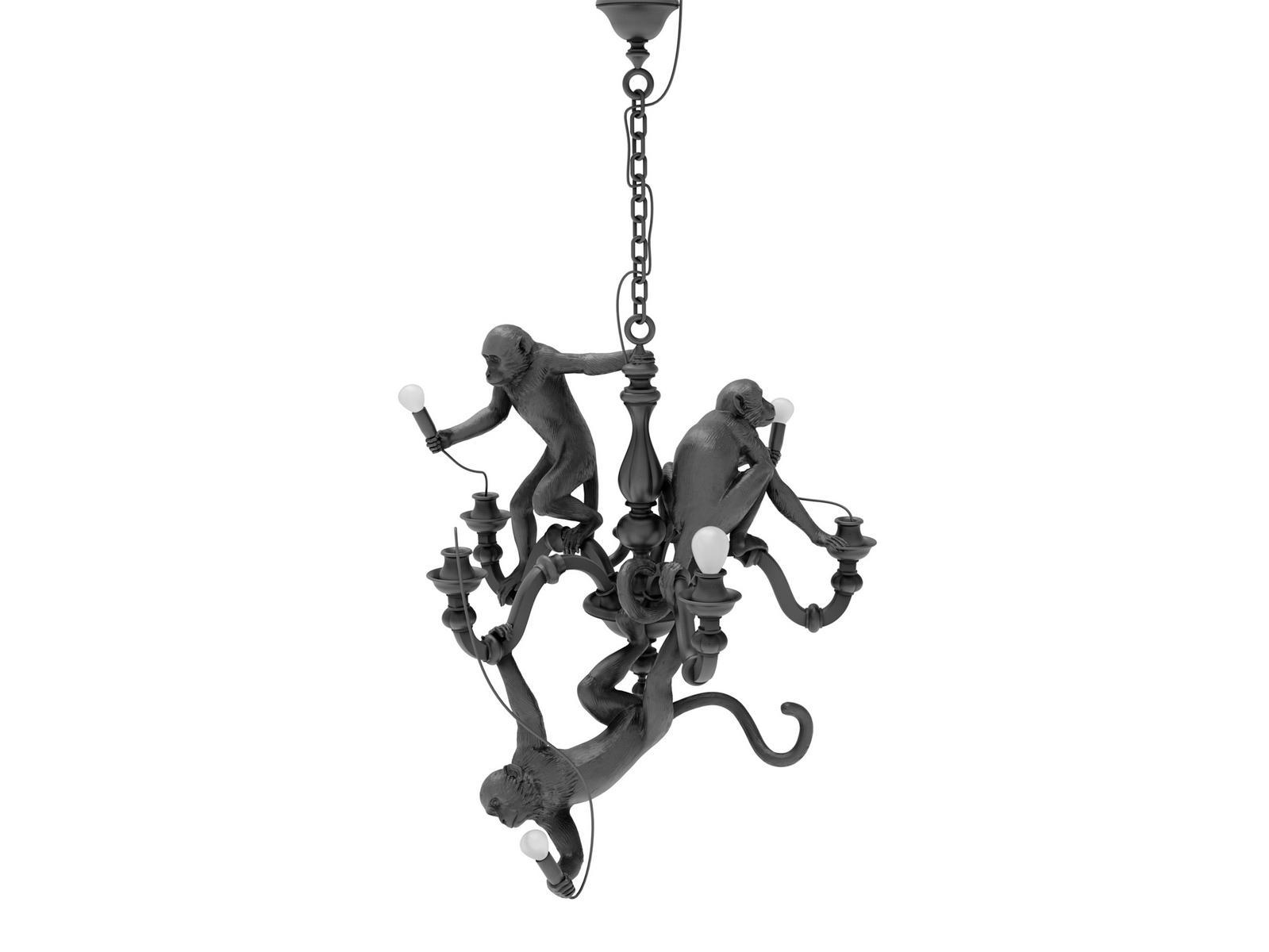 LED resin chandelier | Monkey Chandelier by Seletti