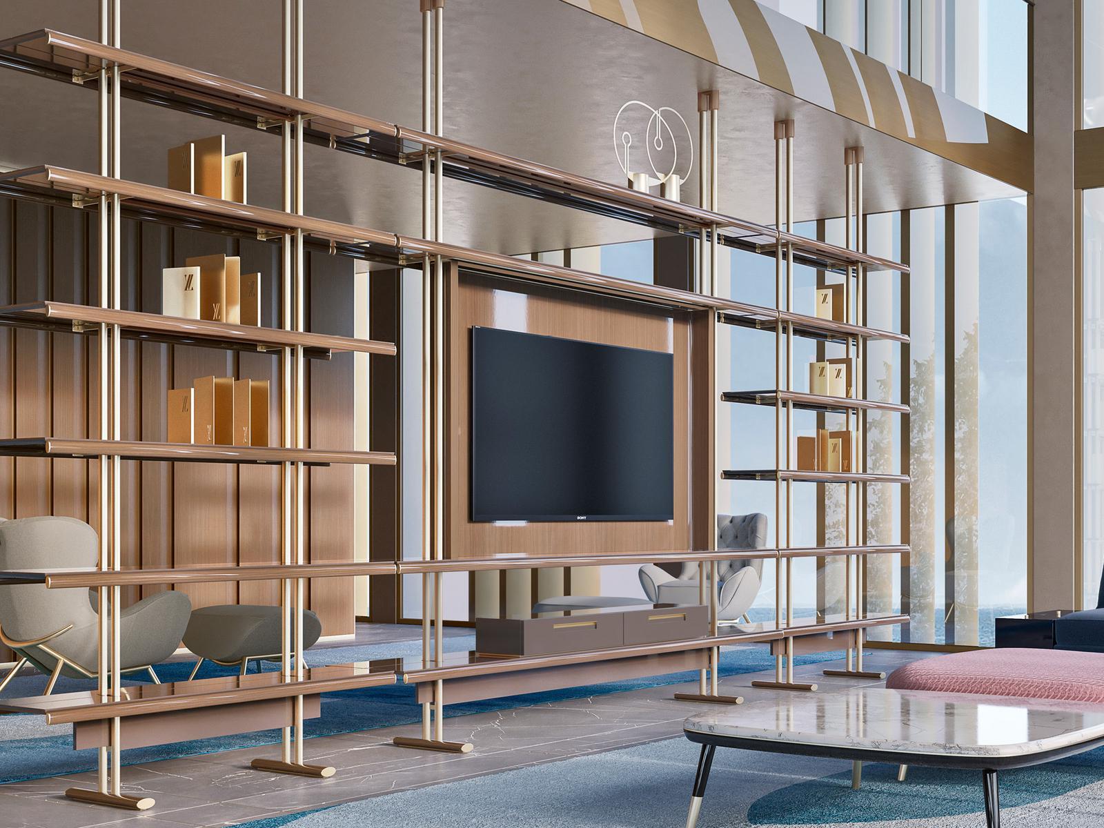 TV cabinet with drawers | Marlene by Volpi