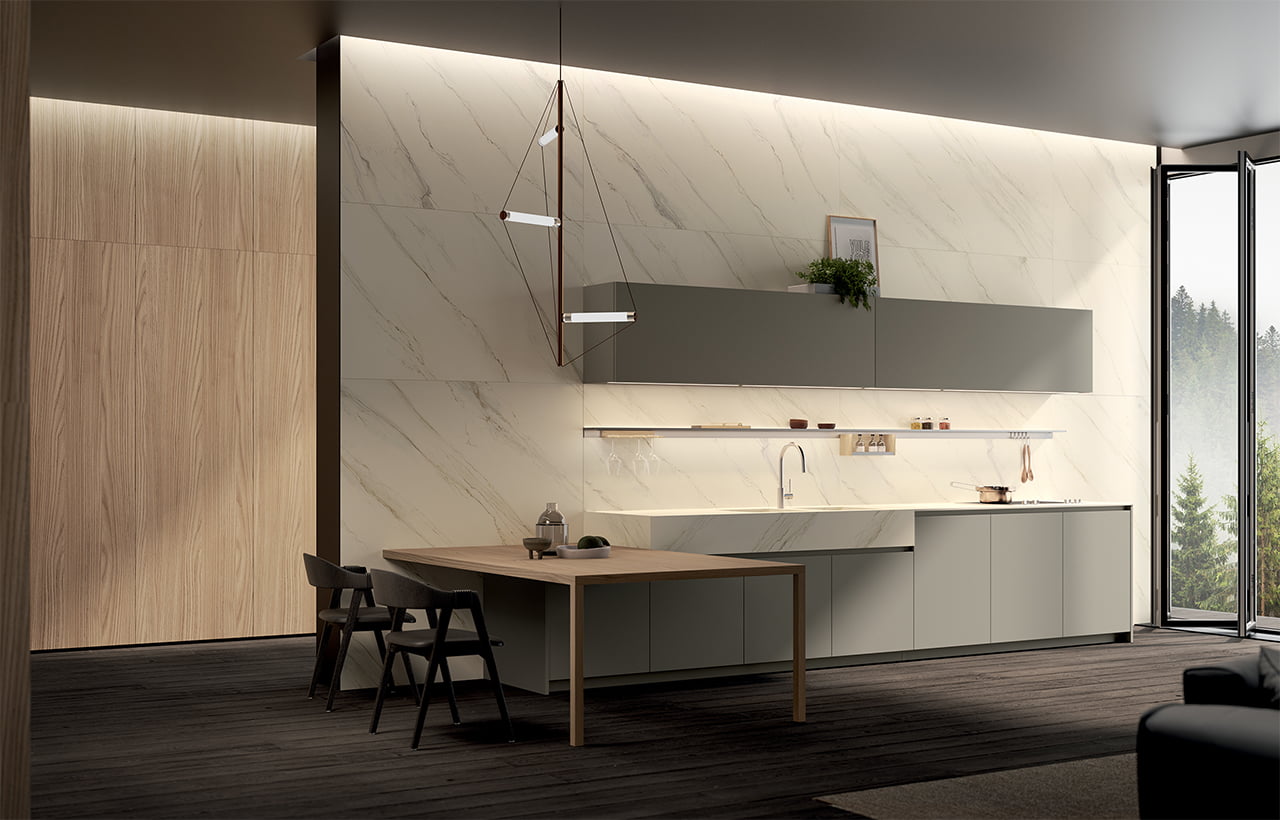 Kitchen without handles Ernestomeda One