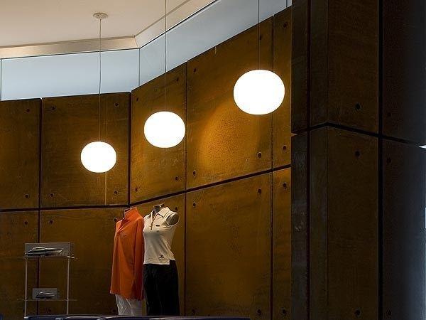 Opal glass pendant lamp | Glo-ball S by Flos