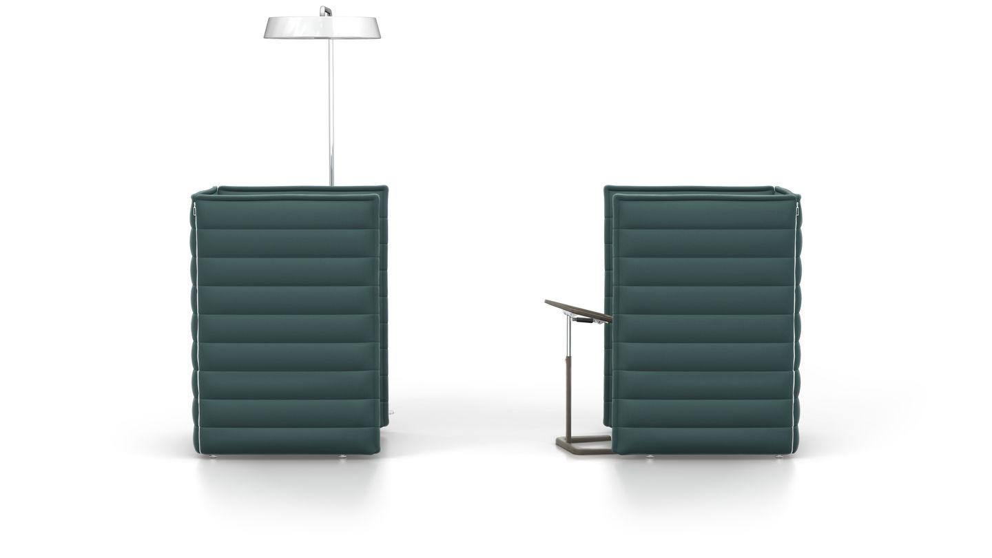 3 seater high-back fabric sofa | Alcove Plume Contract by Vitra