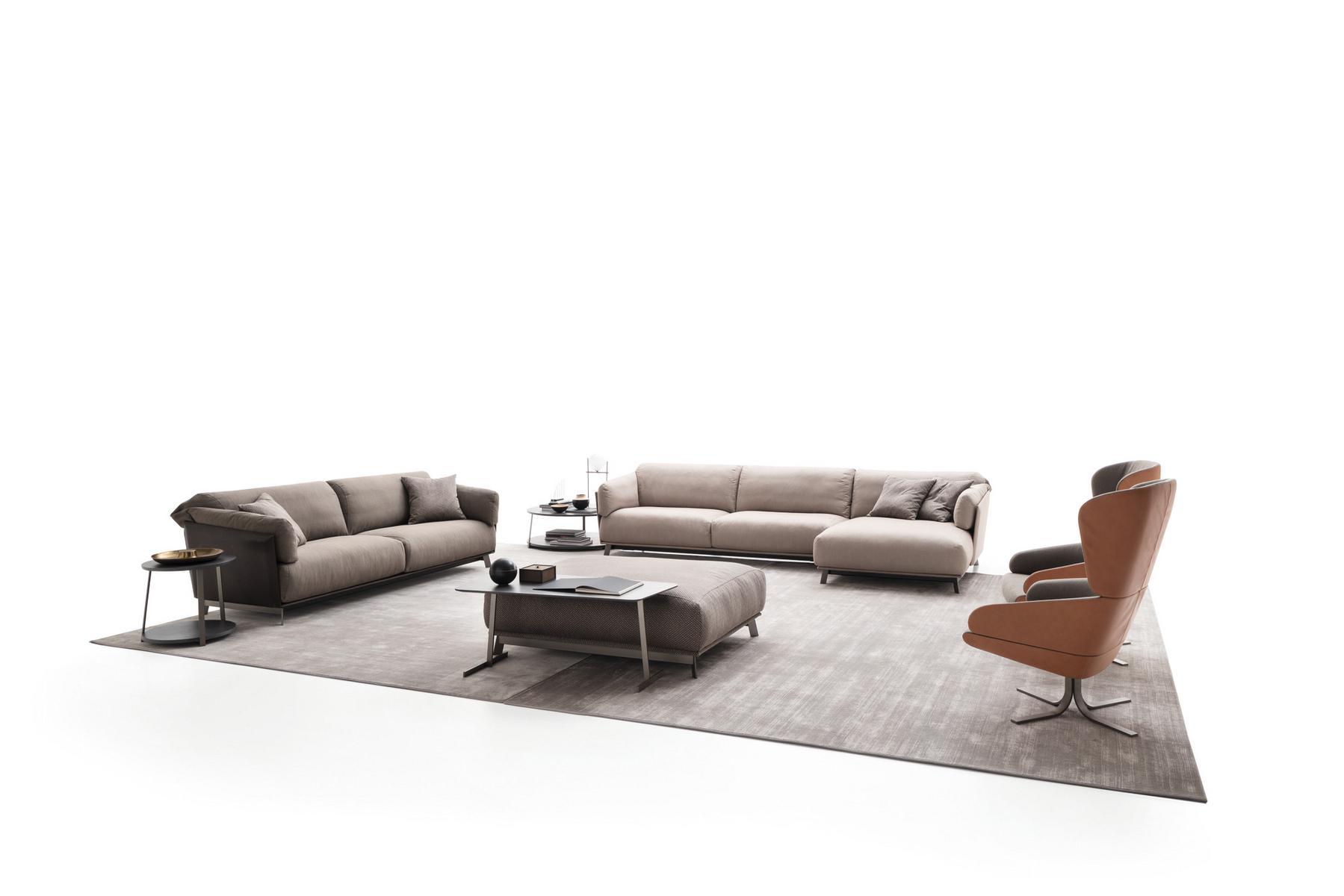 Wooden high side table with integrated magazine rack | Kailua by Ditre Italia