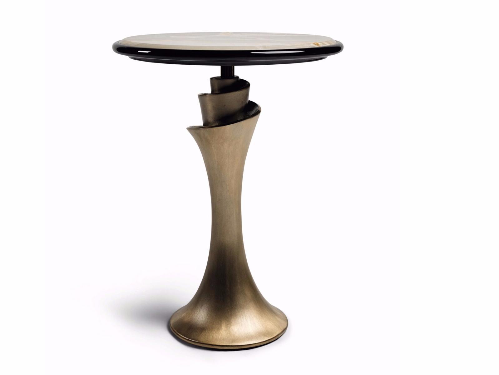 Round marble coffee table | Kenaz by Visionnair