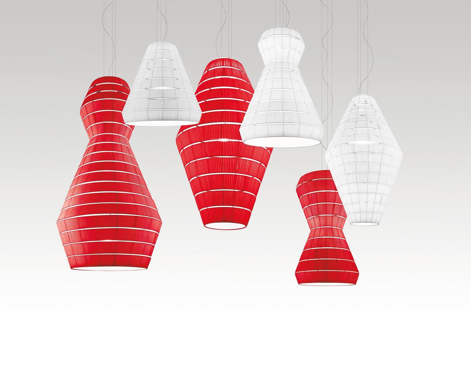 Fabric pendant lamp | Layers by Axolight