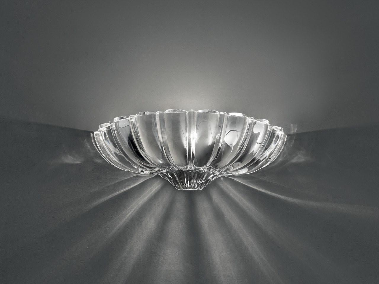 LED crystal wall light | Pascale P40 by Leucos