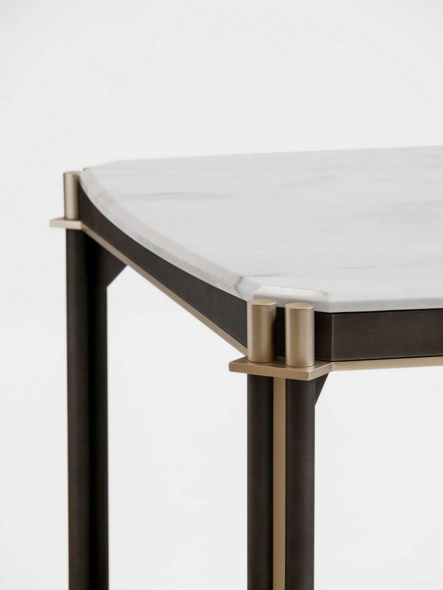 Rectangular marble living room table | Tudor R by Capital Collection