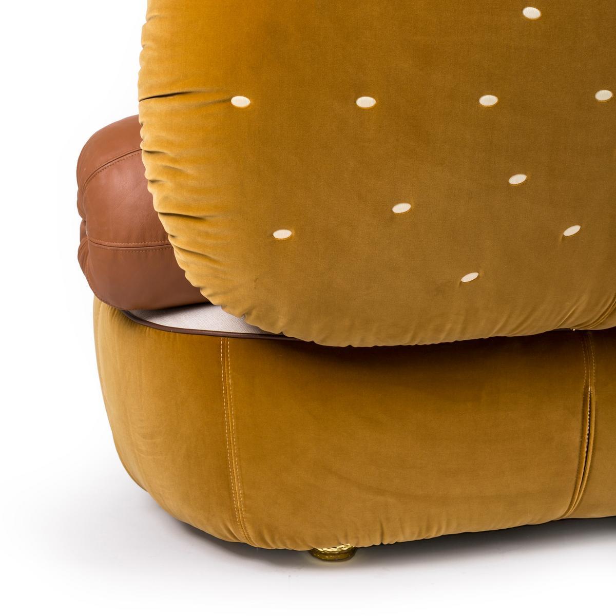 Fabric small sofa | Hot Dog Sofa by Seletti