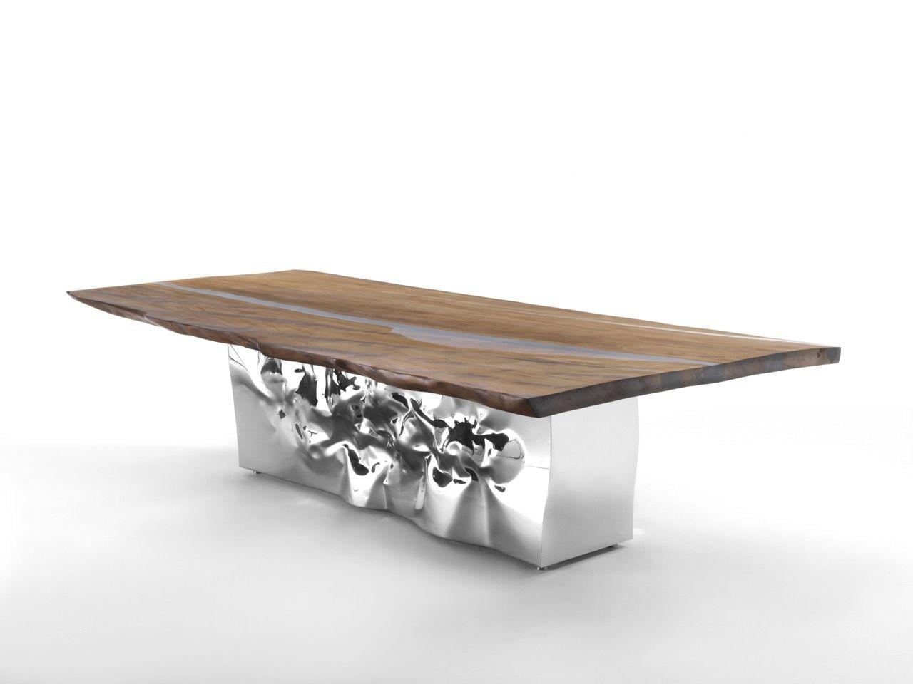 Rectangular wood table | Riflessi by Riva 1920
