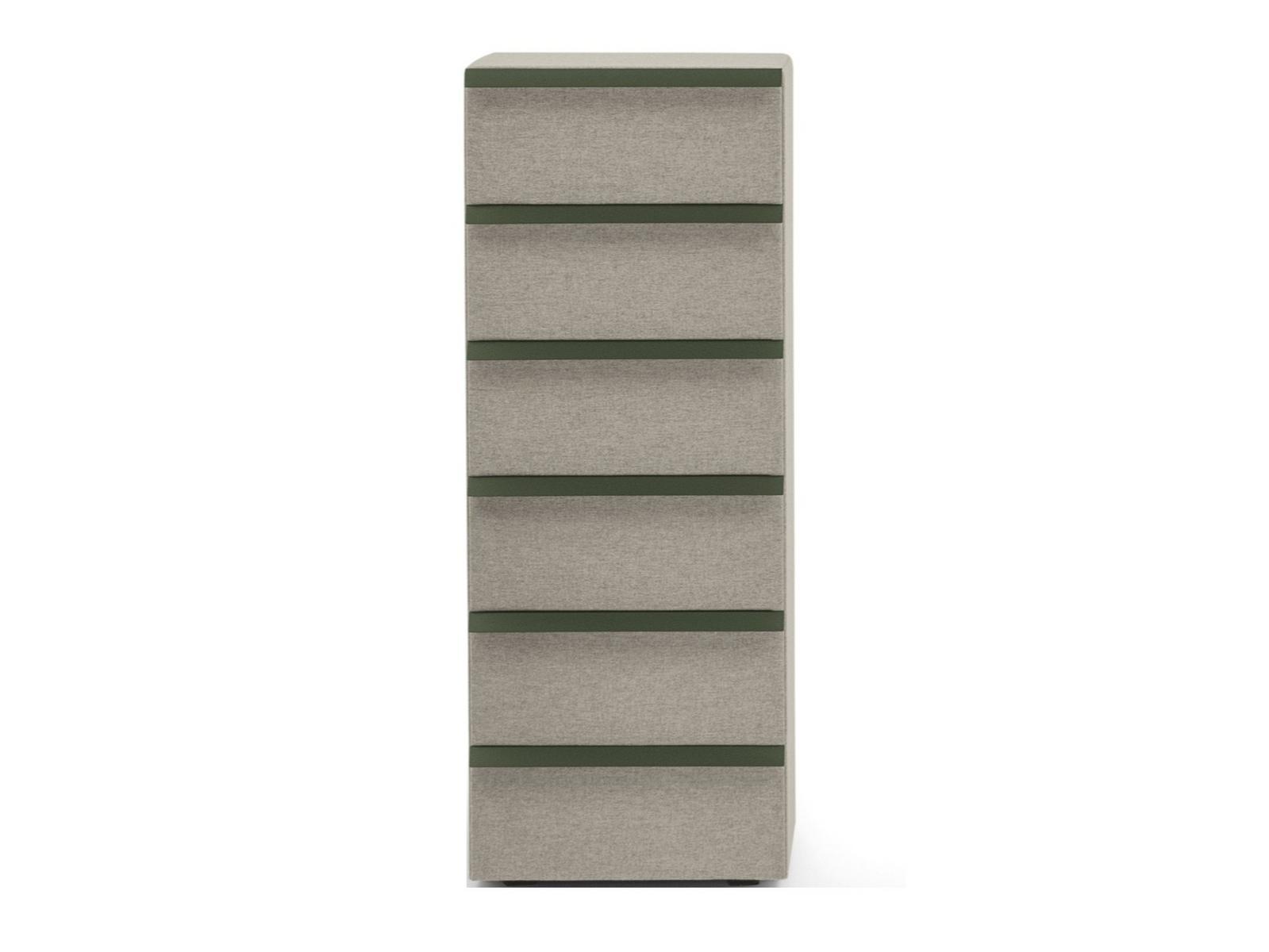 Wooden and fabric storage system | Oikos by Bolzan letti