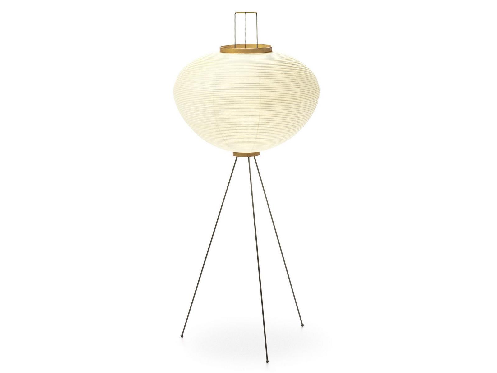 Japanese paper floor lamp | Akari 10a by Vitra