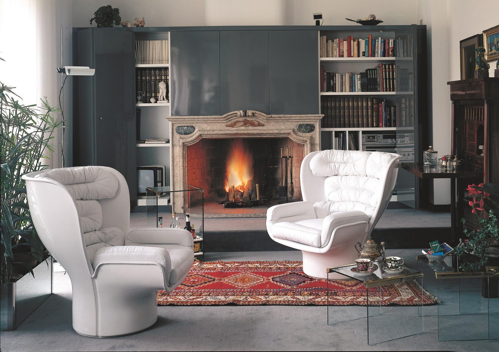 Fabric armchair | Elda by Longhi