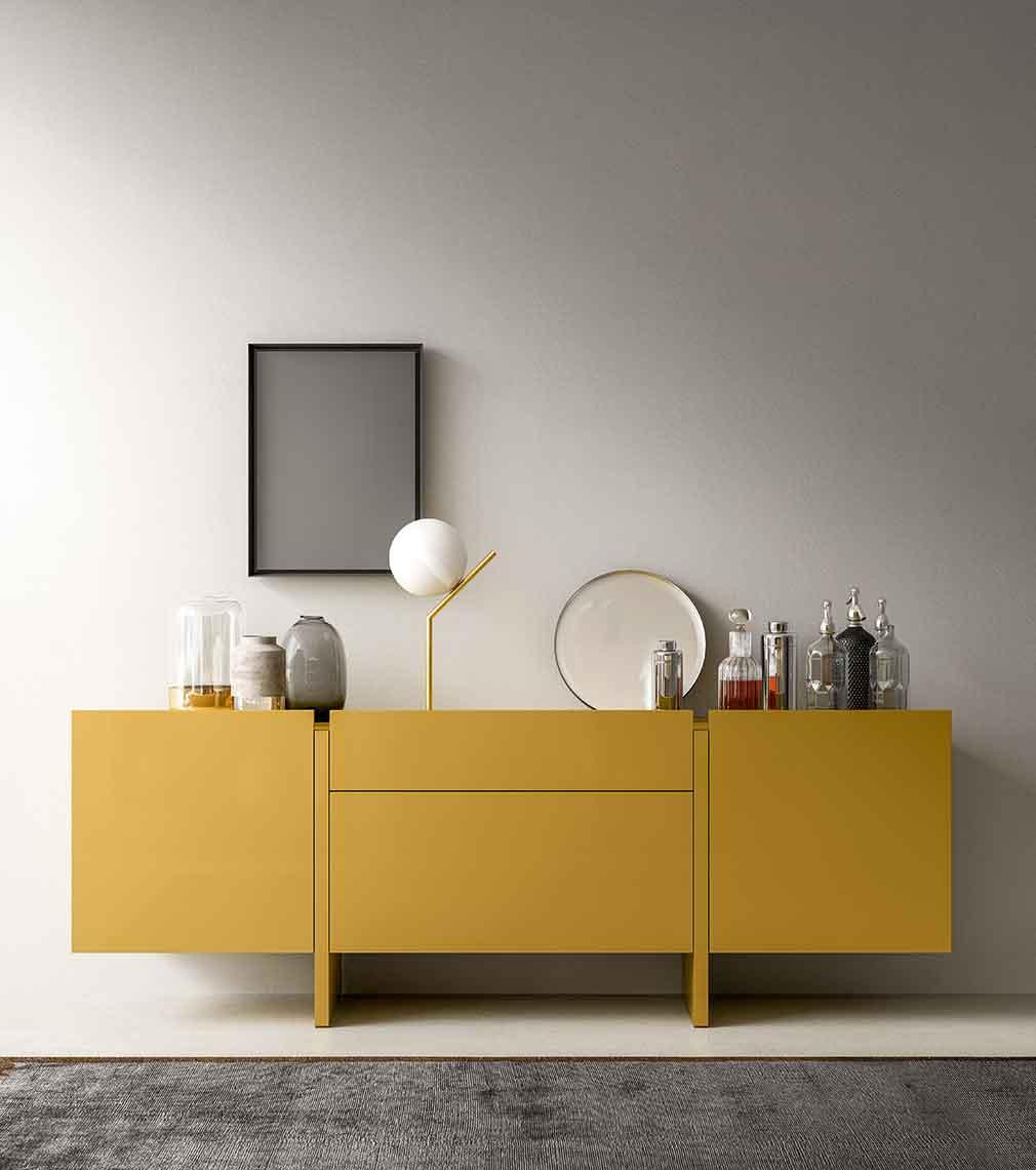 Modular veneer sideboard with doors | Recta by ALF Dafre