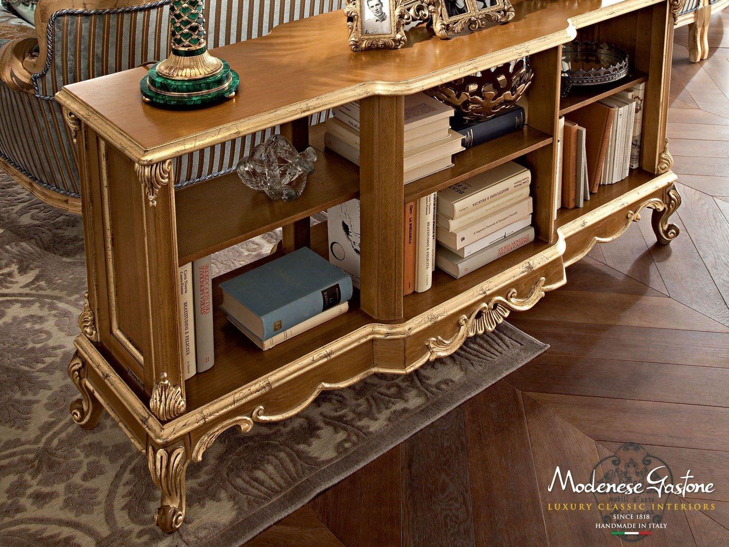 Open wooden bookcase | Casanova by Modenese Gastone