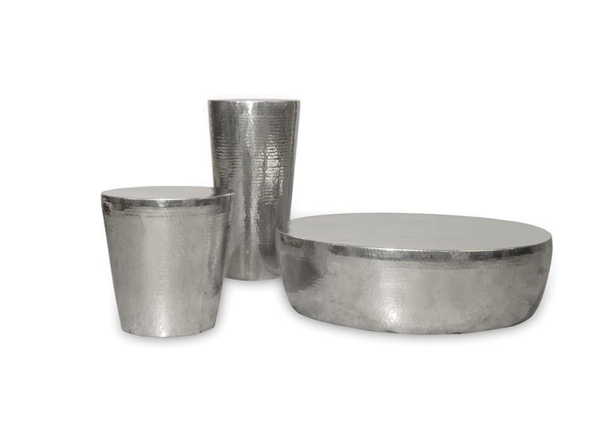 Round metal coffee table | Cairo by Baxter