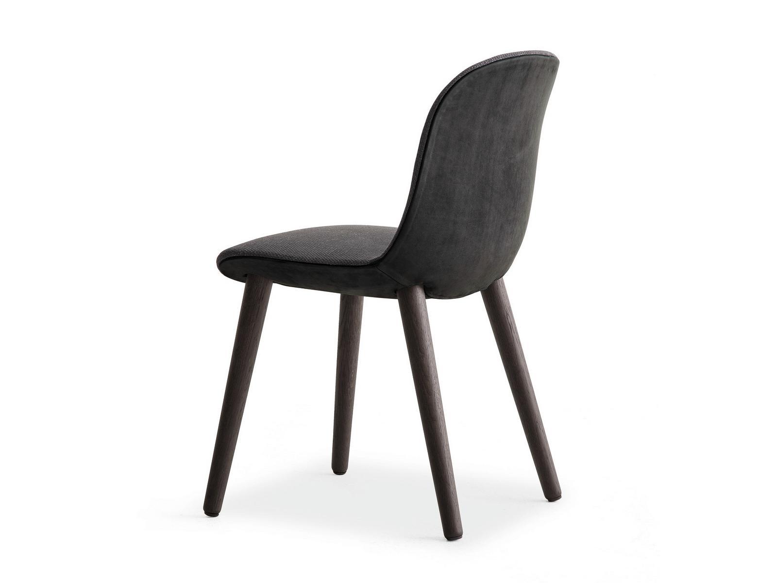 Upholstered fabric chair | Mad Dining Chair by Poliform