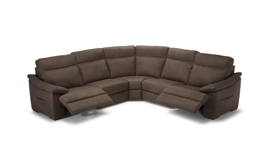 Modular velvet sofa | Pazienza by Natuzzi Editions