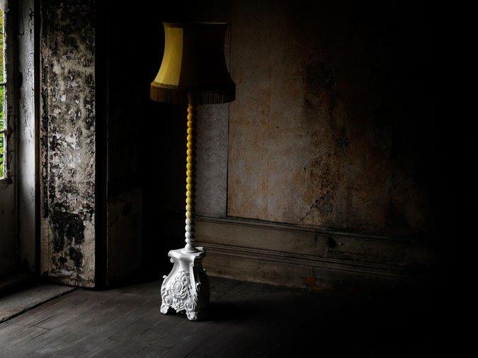 Handmade mahogany floor lamp | Skyscraper by Boca Do Lobo