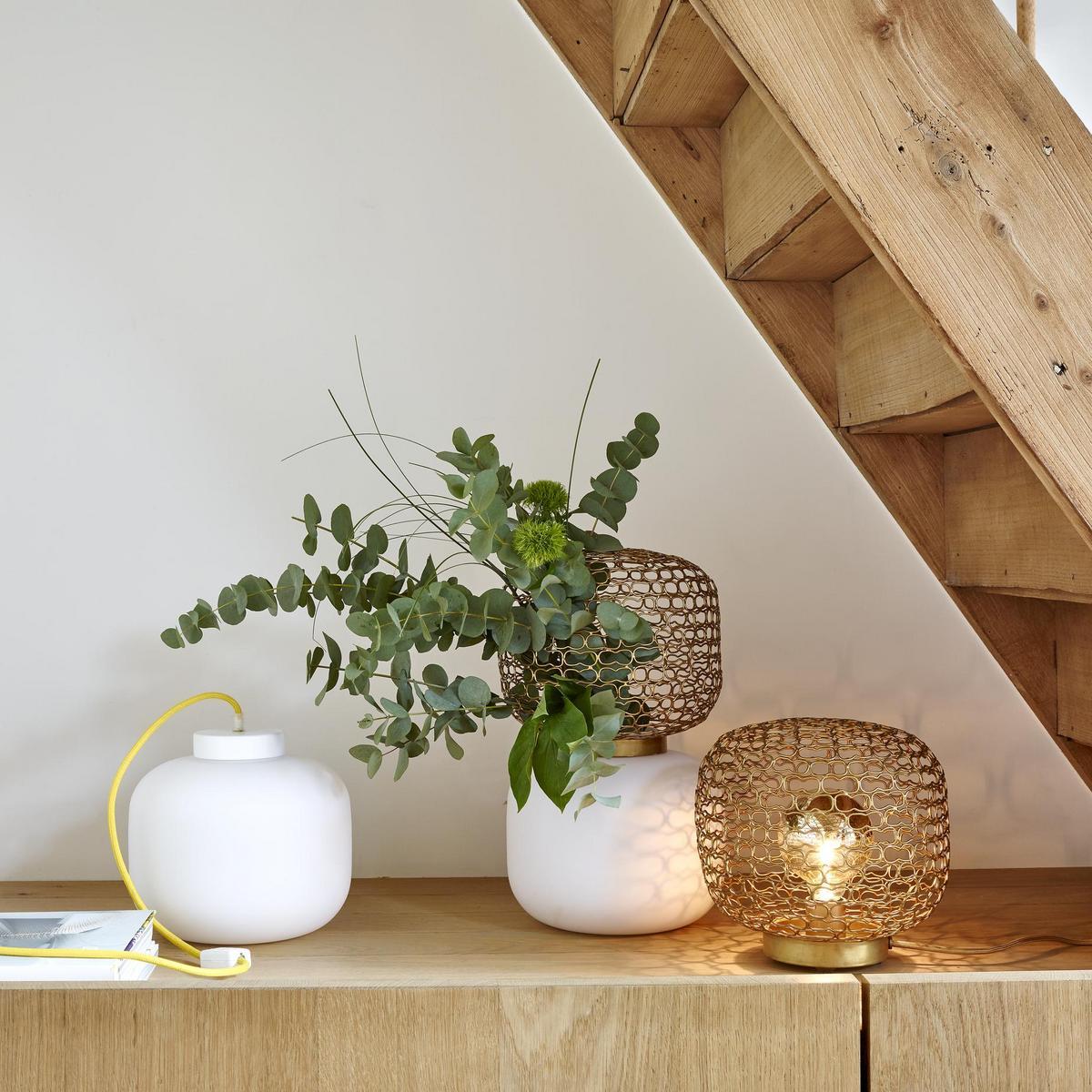 LED brass table lamp | Jali by Ligne Roset