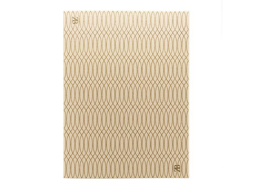 Rectangular wool rug with geometric shapes | Petrus by Bruno Zampa